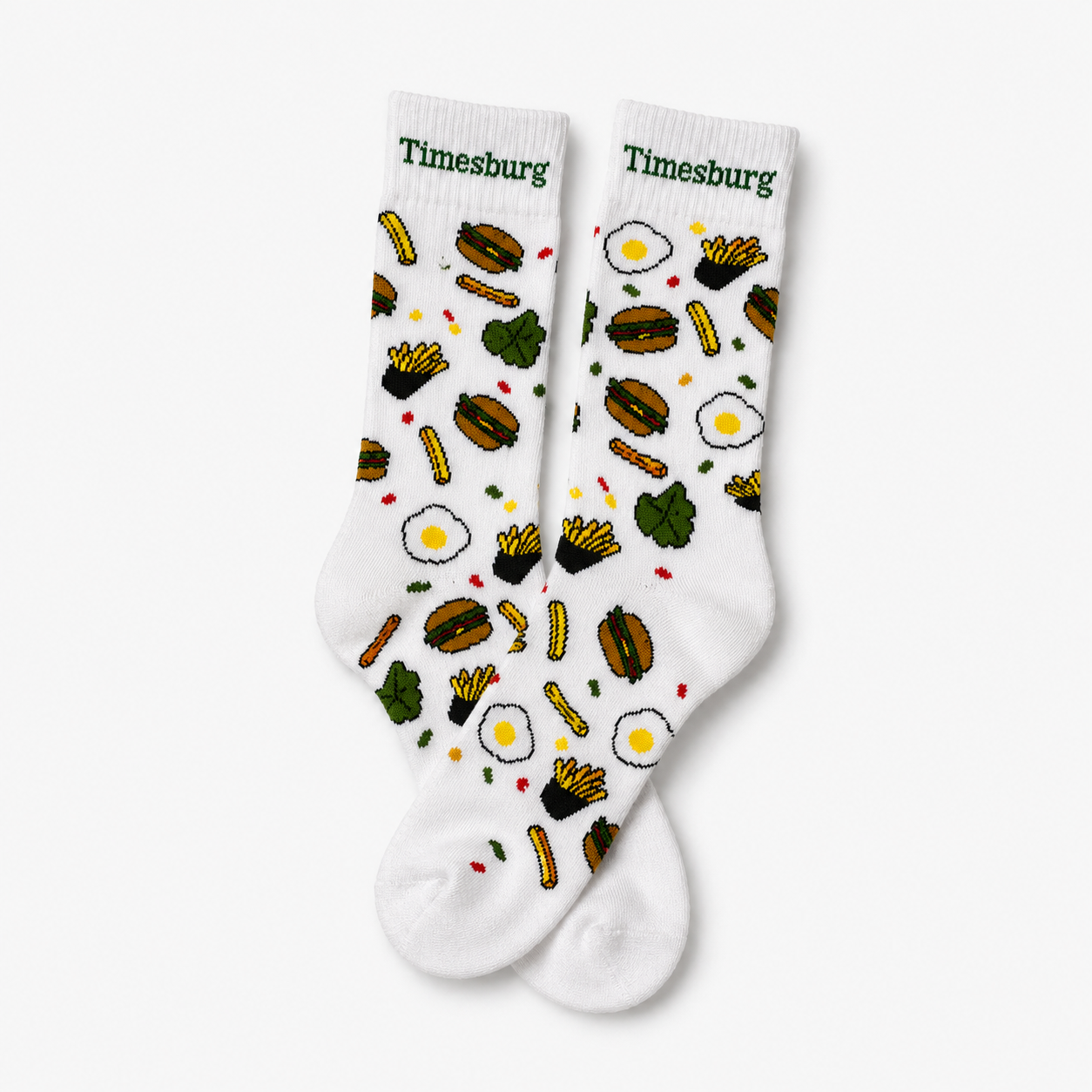 Calcetines "Burger Crew" Blanco