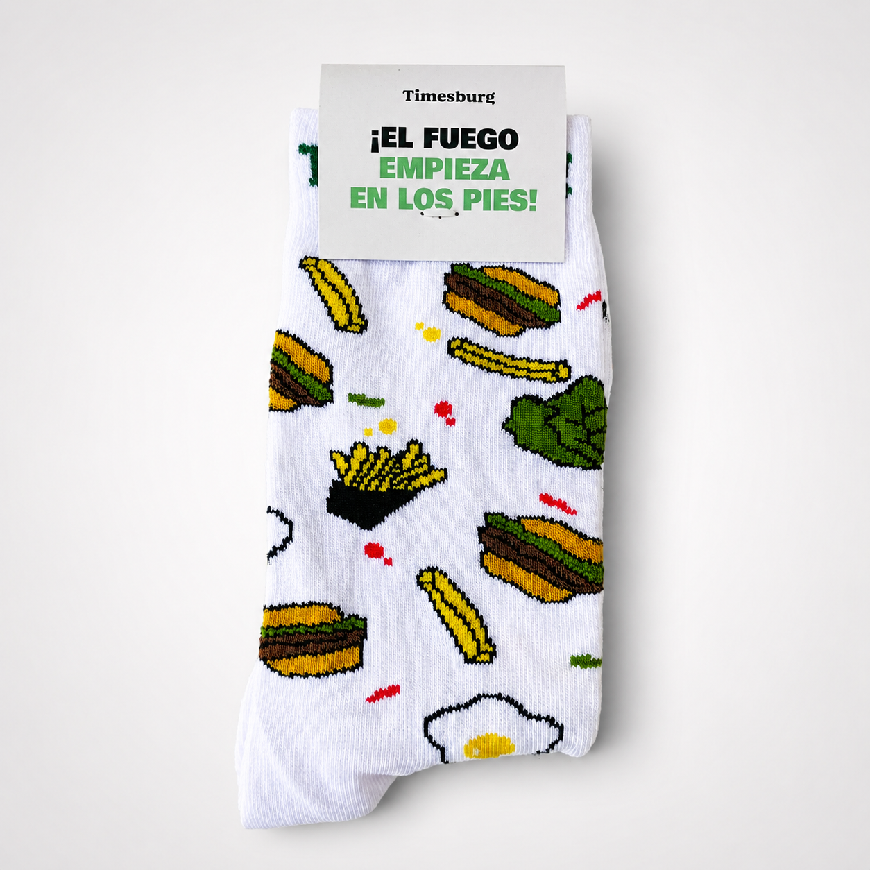 Calcetines "Burger Crew" Blanco
