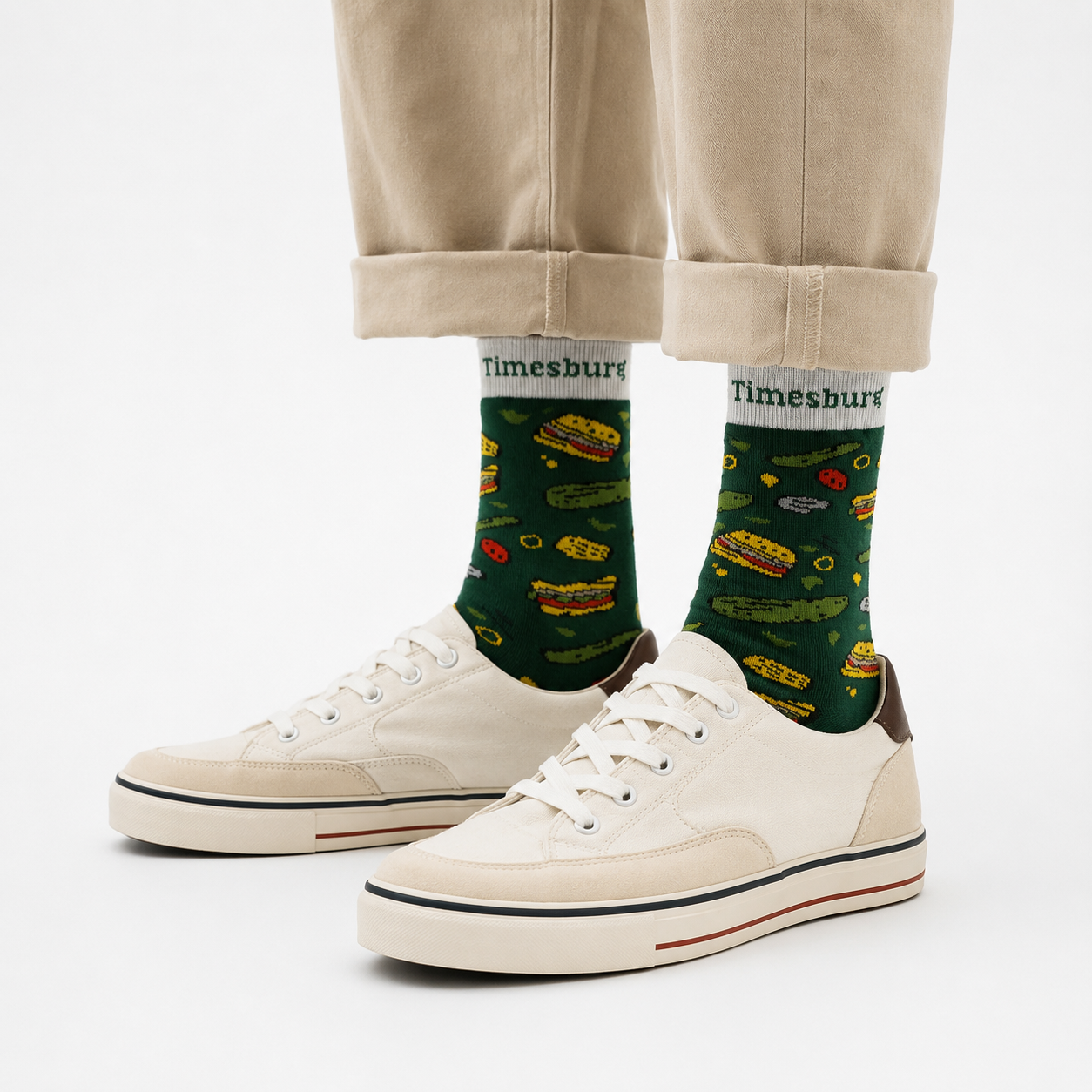 Calcetines "Burger Crew" Verde